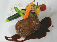 信州牛フィレ肉のステーキ