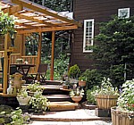 ゲストハウスのエントランス